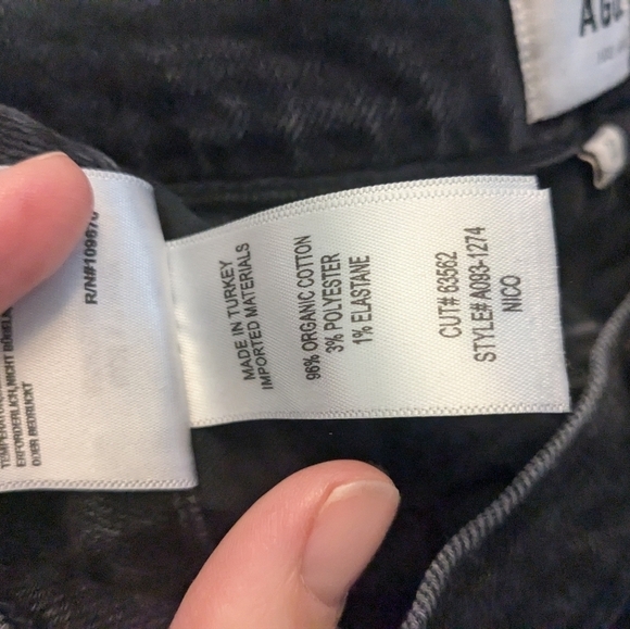 Agolde Nico Button Fly Jeans - Picture 7 of 8
